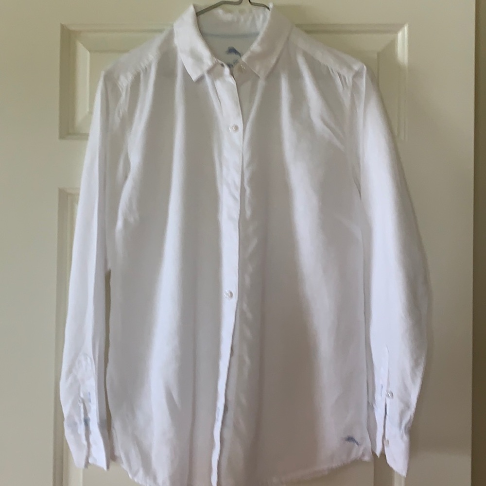 Tommy Bahama white linen button down